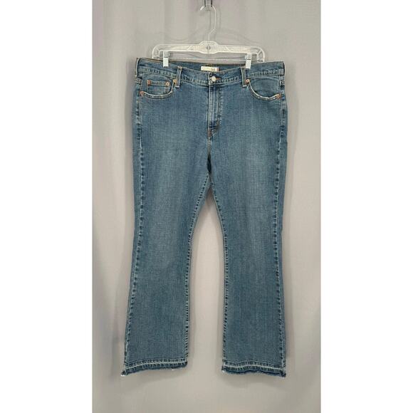 Levis 515 Jeans Womens 16M Blue Boot Cut Stretch Classic Denim Western Ranchwear - Picture 1 of 11